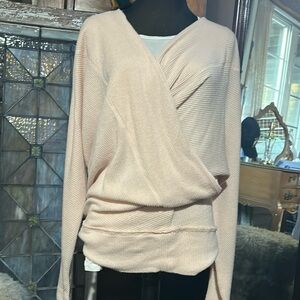 Free People faux wrap top